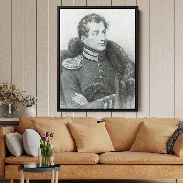 Portrait of Ivan Aleksandrovich Annenkov by Orest Kiprensky - Canvas Artwork