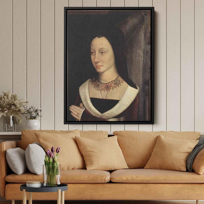 Portrait of Maria Maddalena Portinari (1472) by Hans Memling - Canvas Artwork