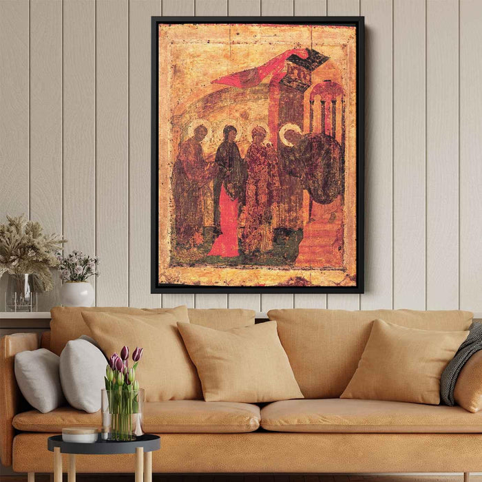 Presentation of Jesus at the Temple (1410) by Andrei Rublev - Canvas Artwork