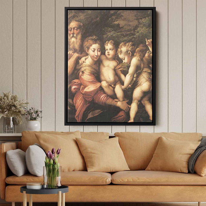 Rest on the Flight to Egypt (1524) by Parmigianino - Canvas Artwork