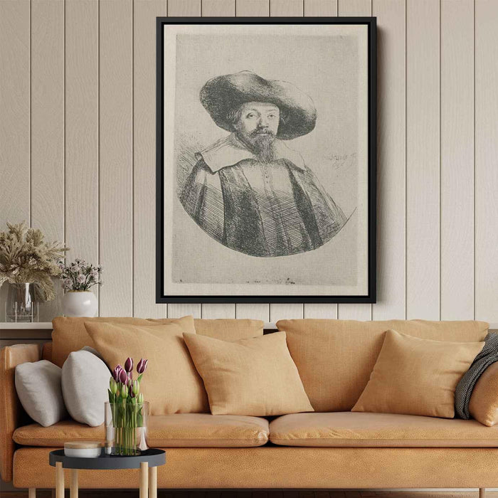 Samuel Menasseh Ben Israel (1636) by Rembrandt - Canvas Artwork