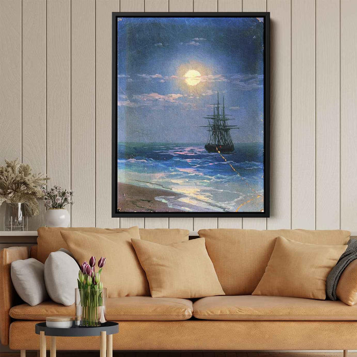 Sea at night by Ivan Aivazovsky - Canvas Artwork