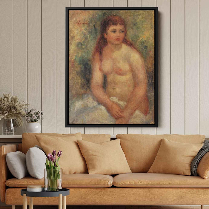 Seated Young Woman, Nude by Pierre-Auguste Renoir - Canvas Artwork