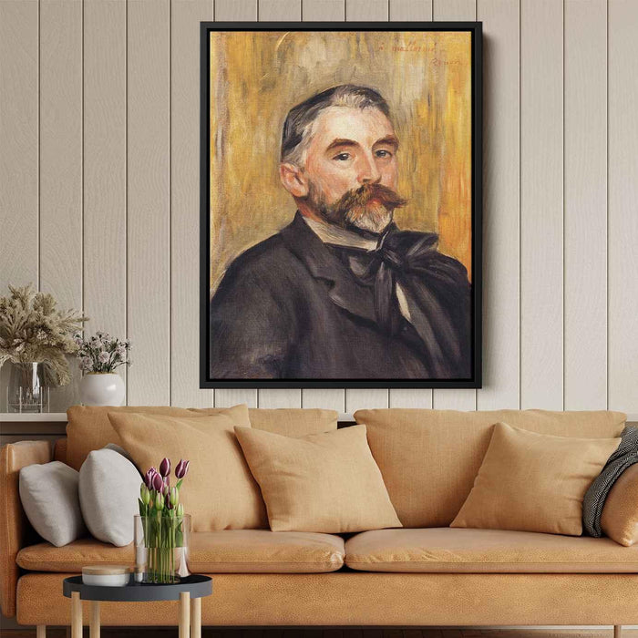 Stephane Mallarme (1892) by Pierre-Auguste Renoir - Canvas Artwork