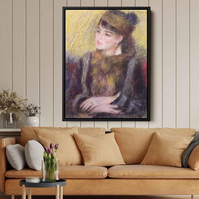 Study of a Woman by Pierre-Auguste Renoir - Canvas Artwork
