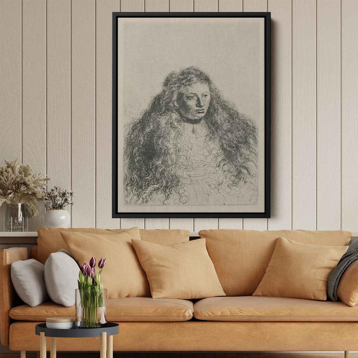 Study of Jewish Bride by Rembrandt - Canvas Artwork