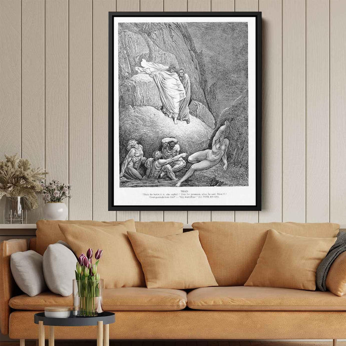 Thais by Gustave Dore - Canvas Artwork