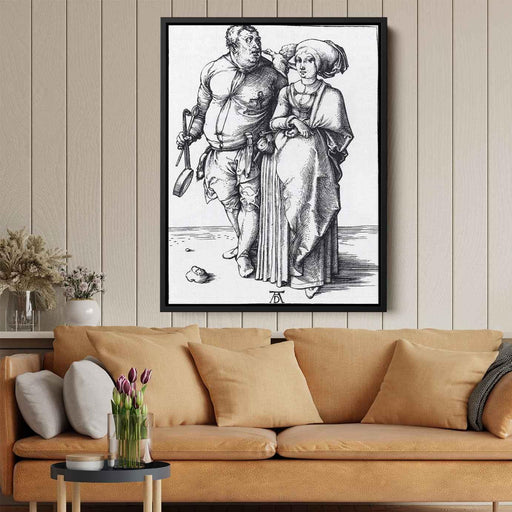 The Cook And His Wife (1496) by Albrecht Durer - Canvas Artwork