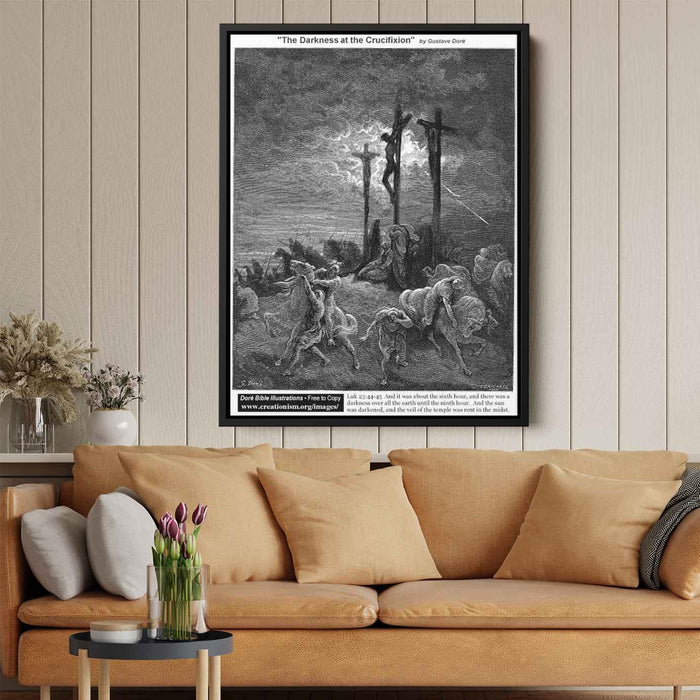 The Darkness At The Crucifixion by Gustave Dore - Canvas Artwork