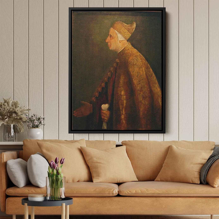 The Doge Niccolo Marcello (1542) by Titian - Canvas Artwork