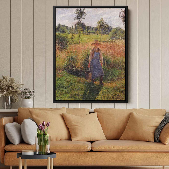 The Gardener, Afternoon Sun, Eragny by Camille Pissarro - Canvas Artwork