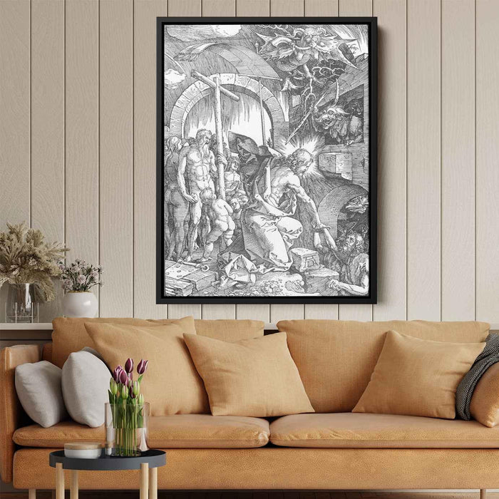 The Harrowing of Hell or Christ in Limbo, from The Large Passion by Albrecht Durer - Canvas Artwork