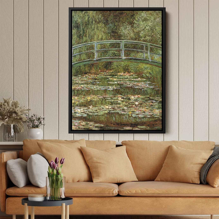 The Japanese Bridge (1899) by Claude Monet - Canvas Artwork