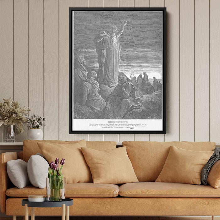 The Prophet Ezekiel by Gustave Dore - Canvas Artwork