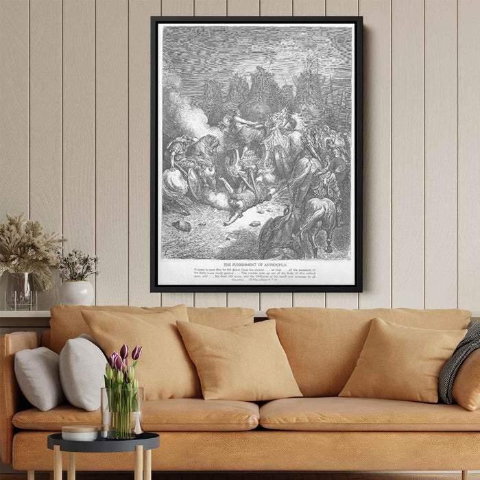 The Punishment of Antiochus by Gustave Dore - Canvas Artwork
