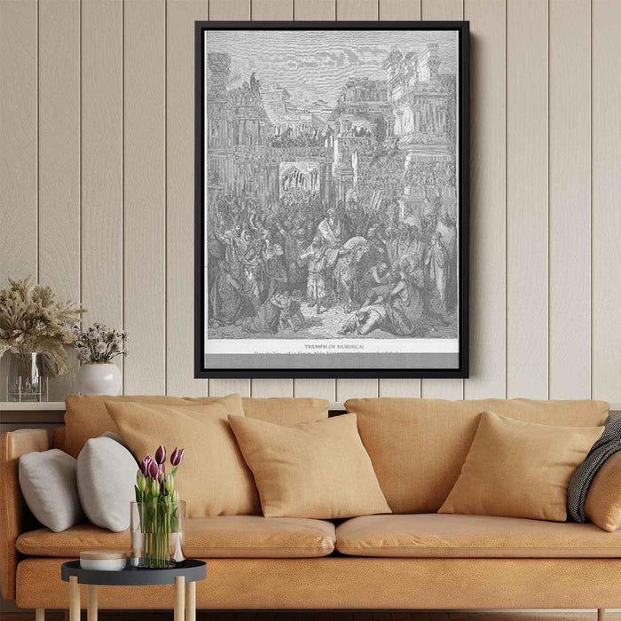 The Triumph of Mordecai by Gustave Dore - Canvas Artwork