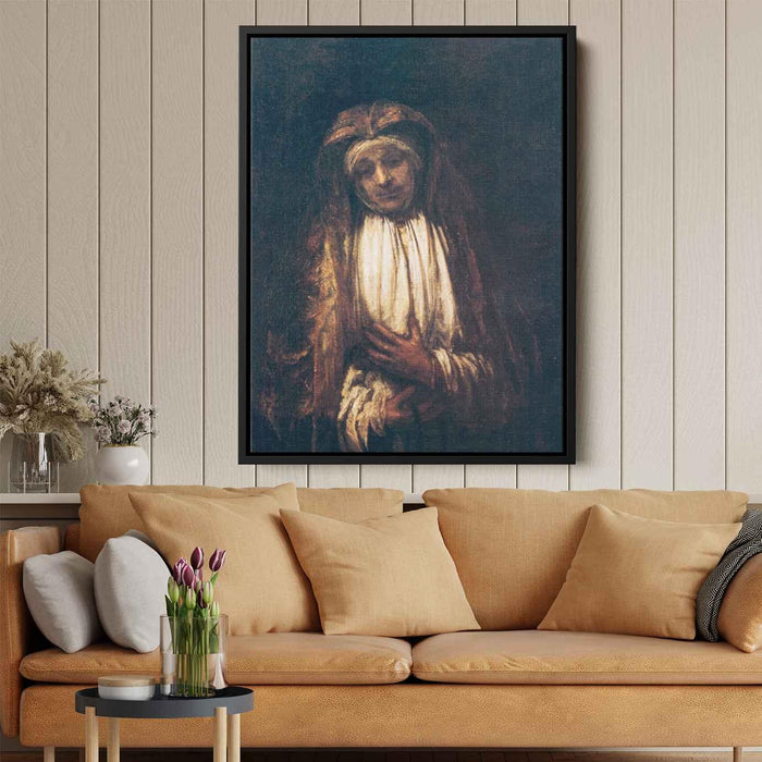 The Virgin of Sorrow (1661) by Rembrandt - Canvas Artwork