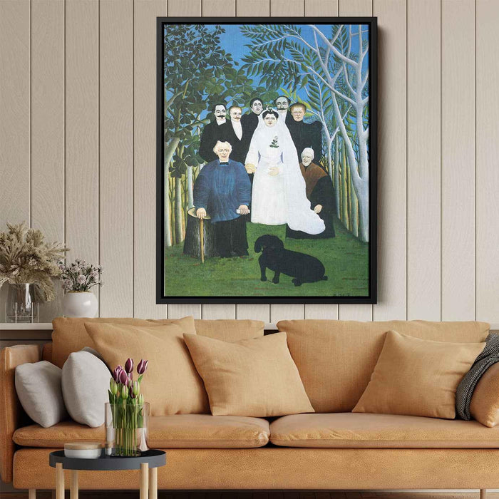 The wedding party (1905) by Henri Rousseau - Canvas Artwork