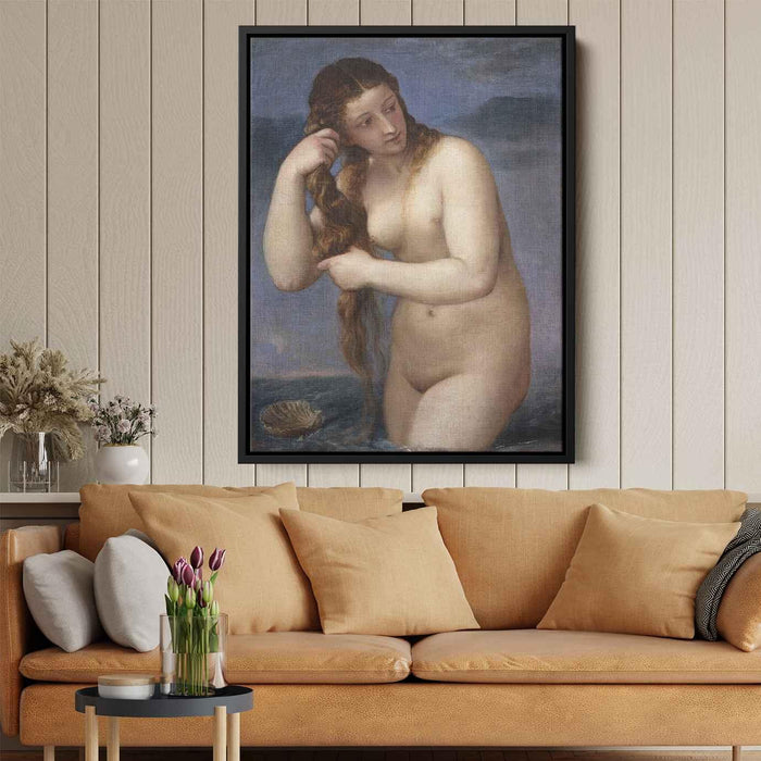 Venus Anadyomene (1520) by Titian - Canvas Artwork