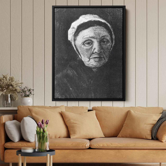 Woman with White Bonnet, Sien's Mother by Vincent van Gogh - Canvas Artwork