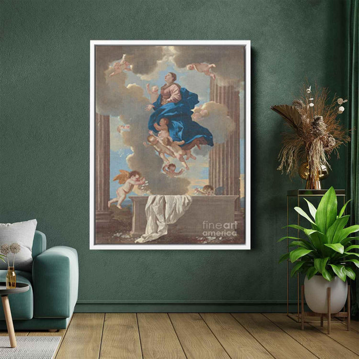 Assumption of the Virgin (1638) by Nicolas Poussin - Canvas Artwork