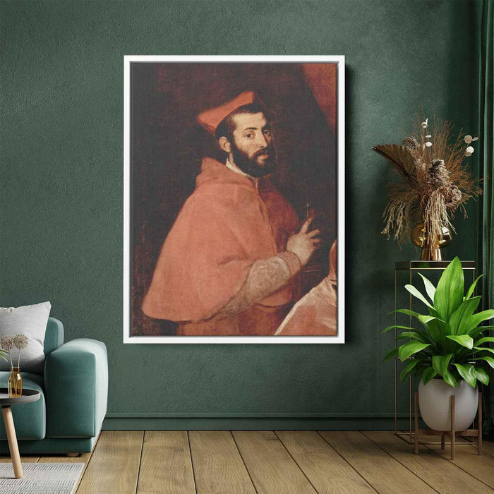 Alessandro Farnese (1546) by Titian - Canvas Artwork