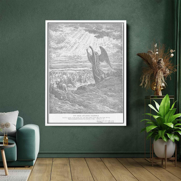 An Angel Appears to the Israelites by Gustave Dore - Canvas Artwork