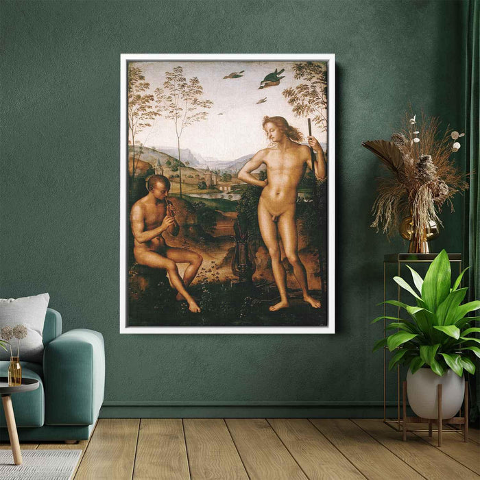 Apollo and Marsyas (1495) by Pietro Perugino - Canvas Artwork