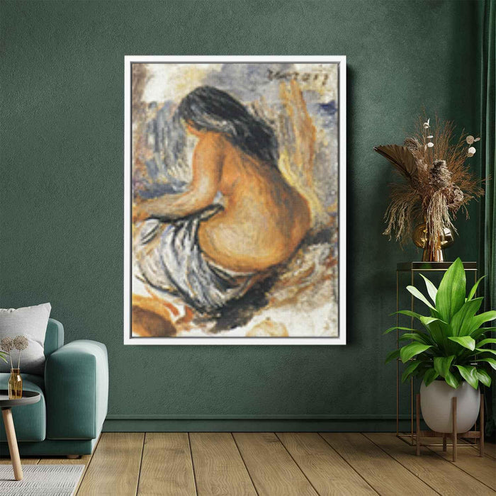 Bather from the Back by Pierre-Auguste Renoir - Canvas Artwork