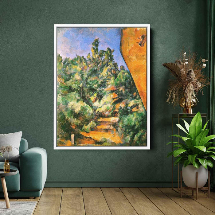 Bibemus. The Red Rock (1897) by Paul Cezanne - Canvas Artwork