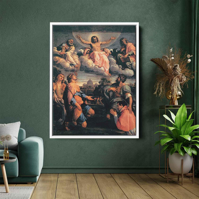 Christ in Glory (1598) by Annibale Carracci - Canvas Artwork