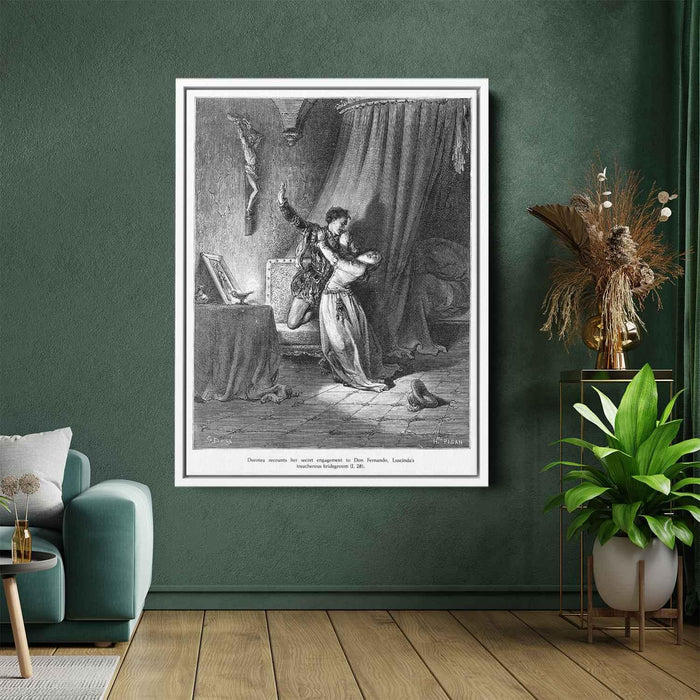 Don Quixote by Gustave Dore - Canvas Artwork