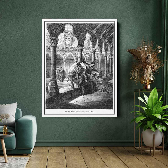 Don Quixote by Gustave Dore - Canvas Artwork