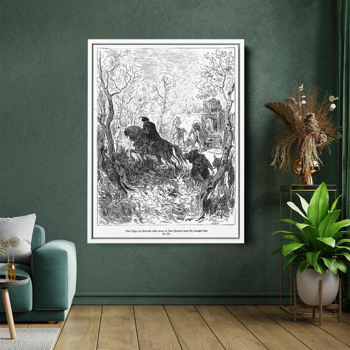 Don Quixote by Gustave Dore - Canvas Artwork