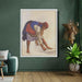 Farmer, spread out on canvas by Zinaida Serebriakova - Canvas Artwork