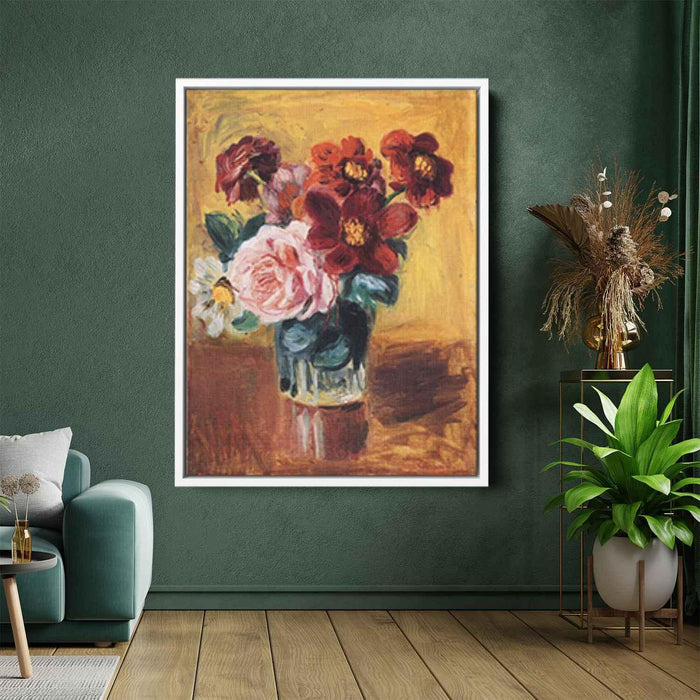 Flowers in a Vase by Pierre-Auguste Renoir - Canvas Artwork