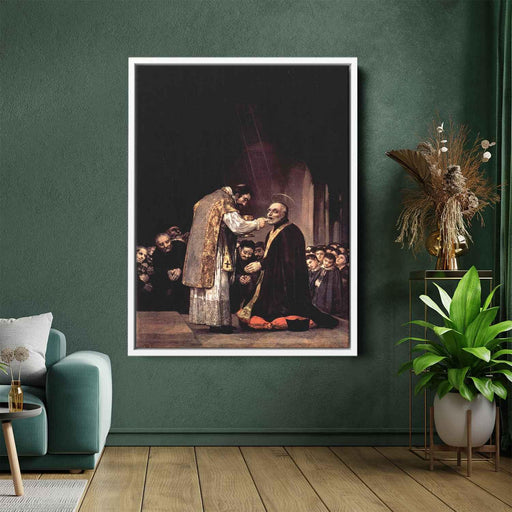 The Last Communion of St. Joseph Calasanz (1819) by Francisco Goya - Canvas Artwork