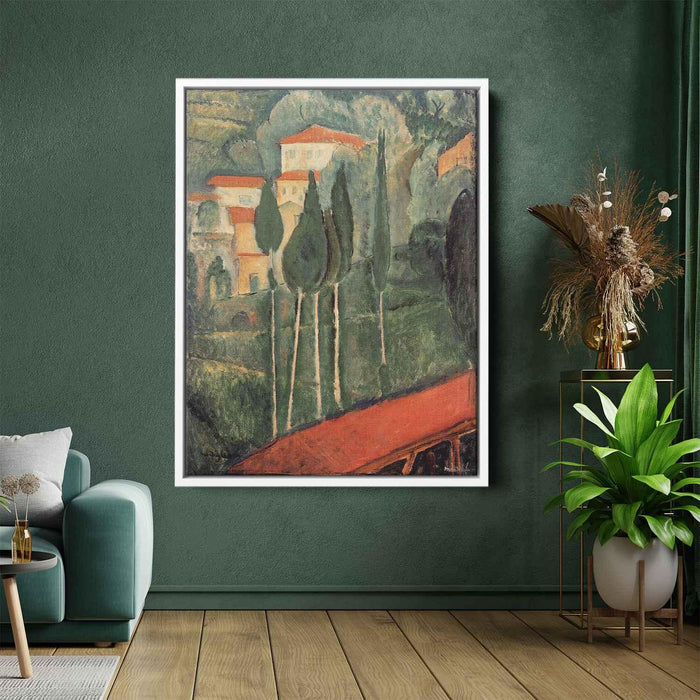 Landscape, Southern France by Amedeo Modigliani - Canvas Artwork