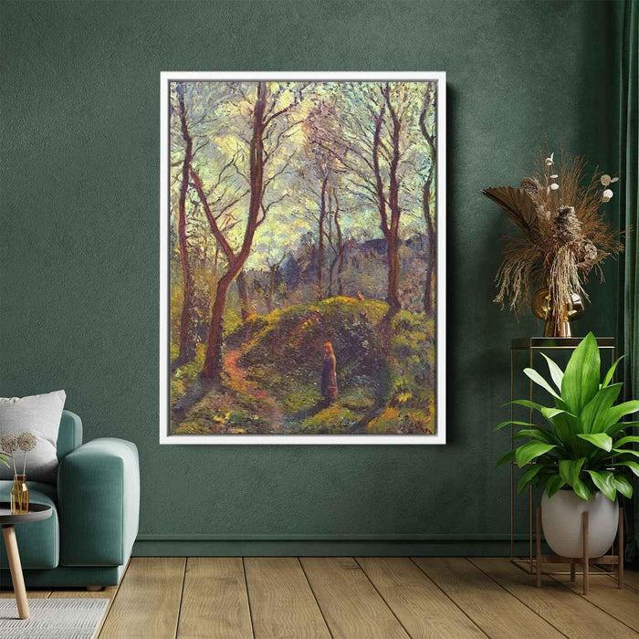 Landscape with Big Trees by Camille Pissarro - Canvas Artwork