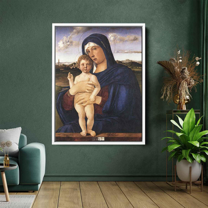 Madonna with Blessing Child (1480) by Giovanni Bellini - Canvas Artwork