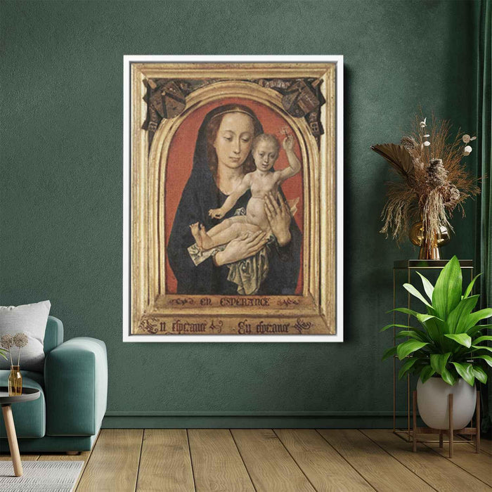 Virgin and Child (1478) by Hugo van der Goes - Canvas Artwork