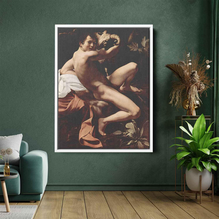 John the Baptist (1602) by Caravaggio - Canvas Artwork