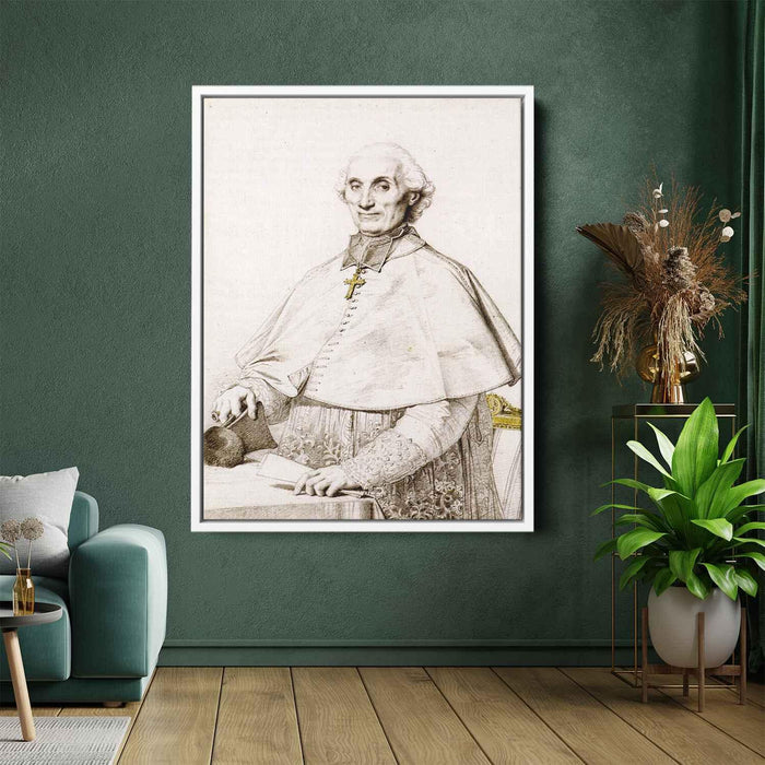 Monsignor Gabriel Cortois de Pressigny by Jean Auguste Dominique Ingres - Canvas Artwork