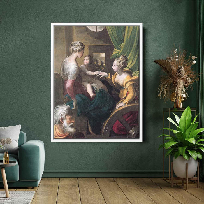 Mystic Marriage of Saint Catherine (1531) by Parmigianino - Canvas Artwork