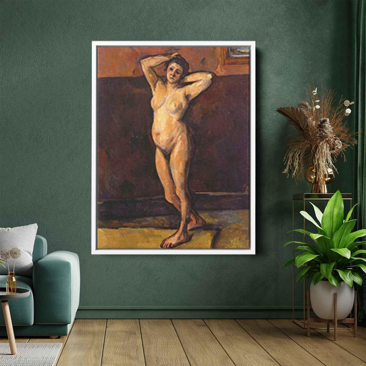 Nude Woman Standing (1899) by Paul Cezanne - Canvas Artwork — Kanvah