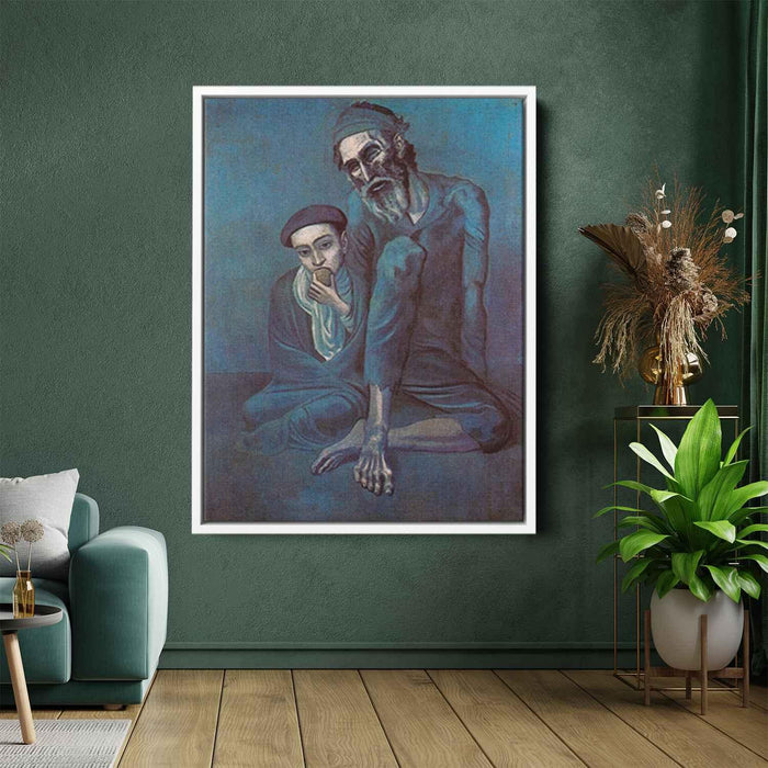 Old blind man with boy (1903) by Pablo Picasso - Canvas Artwork