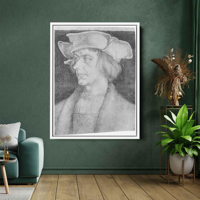 Portrait of a man (Paul Hofhaimer or Hans Tucher) (1520) by Albrecht Durer - Canvas Artwork