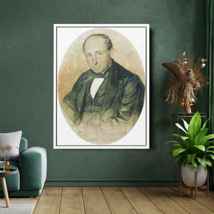 Portrait of Dr. G. Kostrov by Ilya Repin - Canvas Artwork