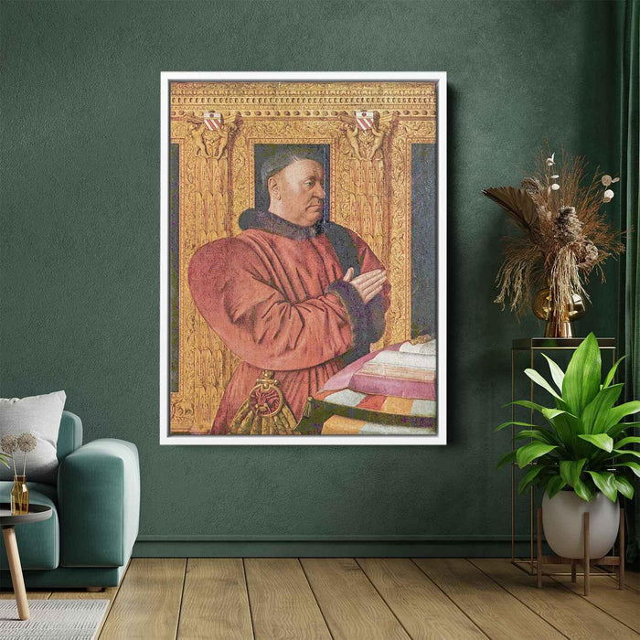 Portrait of Guillaume Jouvenel des Ursins, the Chancellor of Charles VII by Jean Fouquet - Canvas Artwork