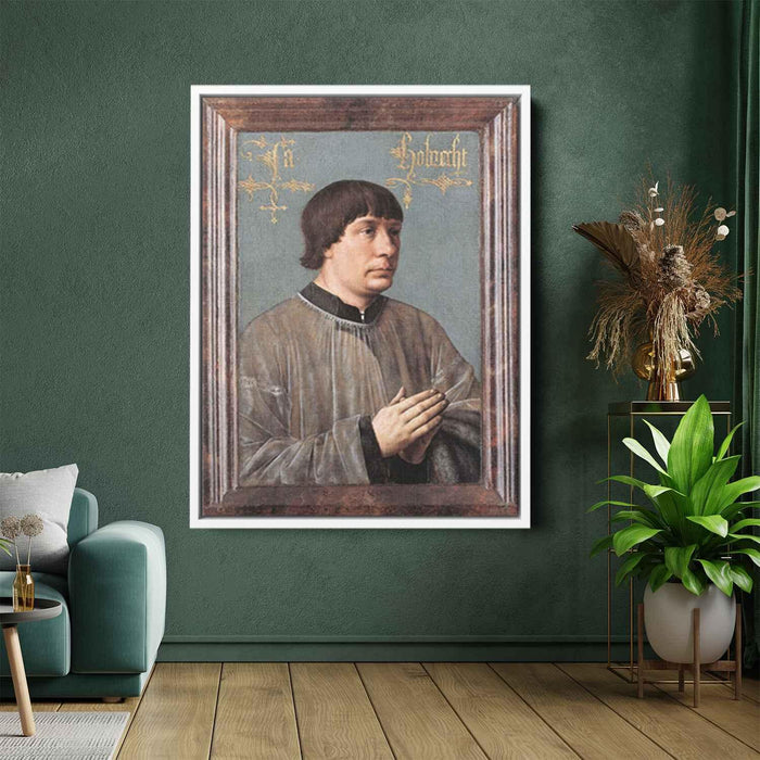 Portrait of Jacob Obrecht by Hans Memling - Canvas Artwork